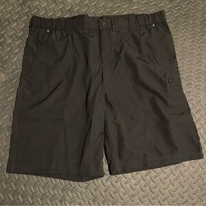 Wrangler Men's Black Flat Front Shorts